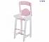 Набор кукольной мебели: стул и люлька, цвет – розовый  - миниатюра №3